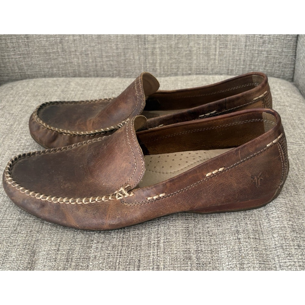 Frye Men's Venetian Loafers Brown Sz 10
